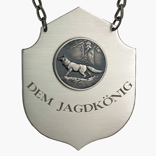 Jagd-/Königskette „Wappen“ – Motiv FUCHS