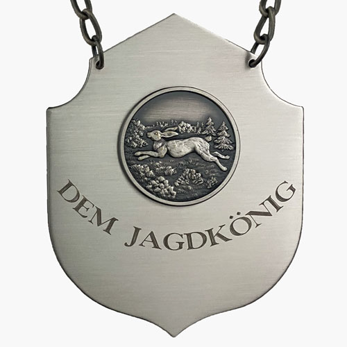 Jagd-/Königskette „Wappen“ – Motiv HASE