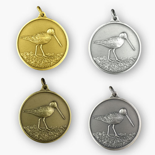 Jagdmedaille – Motiv SCHNEPFE in 4 Farbvarianten