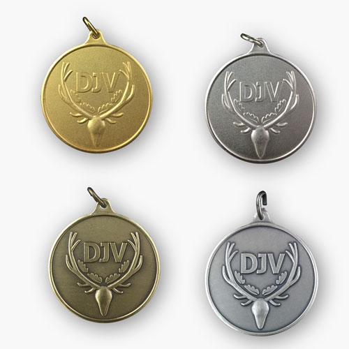 Jagdmedaille – Motiv DJV-MEDAILLE in 4 Farbvarianten