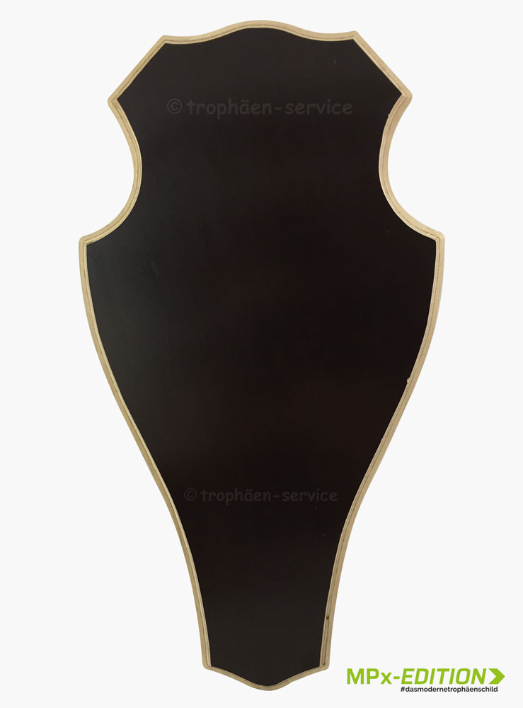 Geweihschild aus MPx in der Form H-1